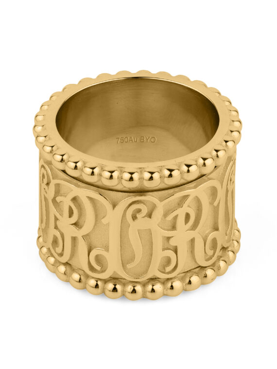 Monogram Ring XL GOLD 18 Kt