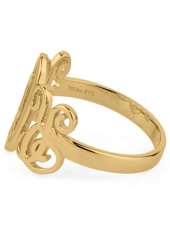 Monogram Ring S GOLD 18 Kt