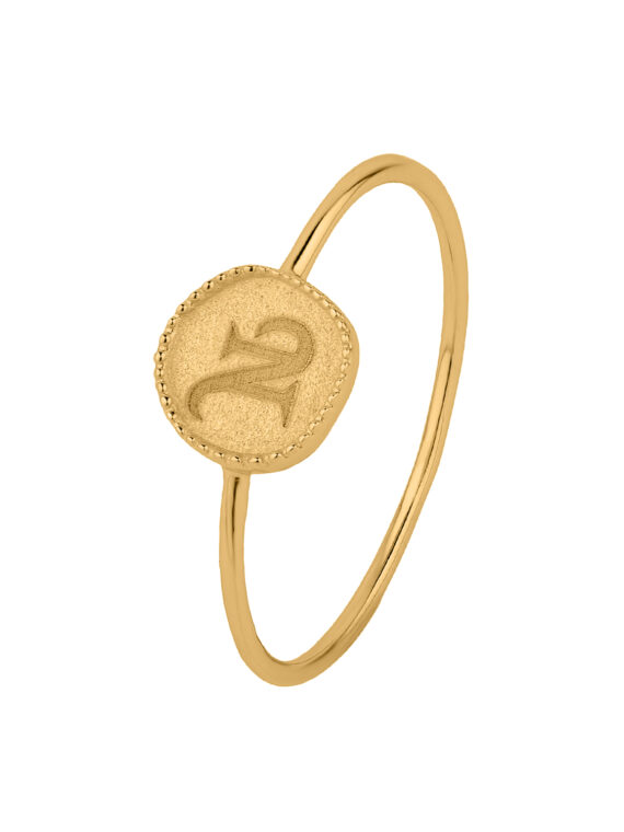 BUCHSTABEN  RING XS