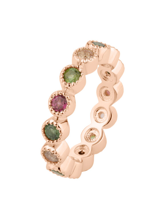 Ring HARRIE Turmalin Gold & Silber