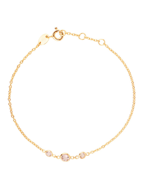 Armband JANAJA Hell Rosa Gold & Silber