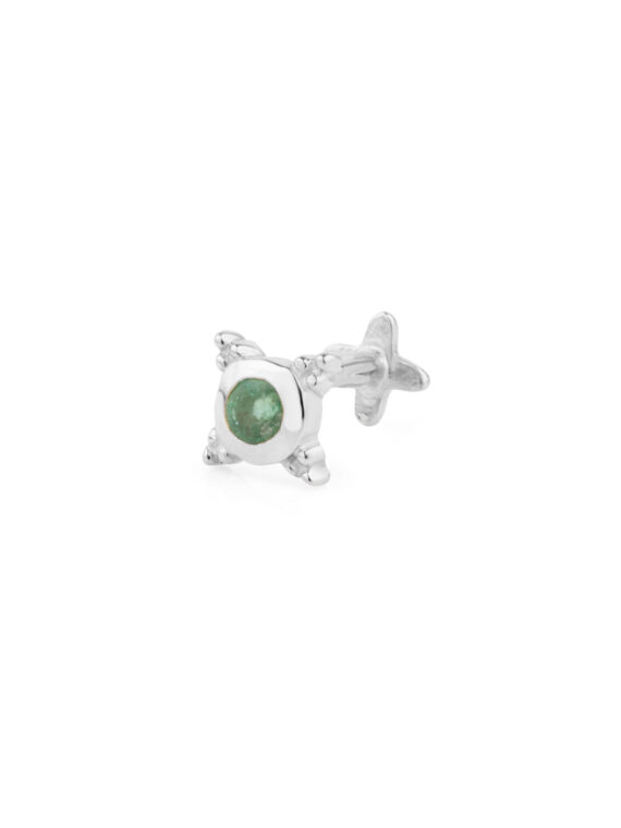 Gold Piercing MAJA Smaragd