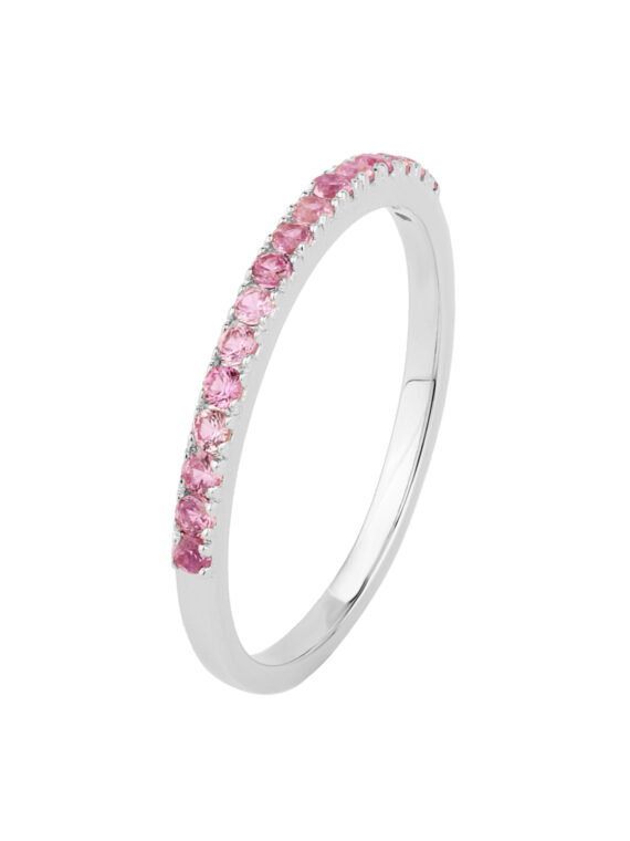 TWIGGY Rosa Saphir Gold & Silber